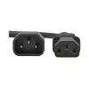 Tripp PDU maitinimo laidas C13 į C14 10A 250V H05VV-F 2m (6.6ft) juodas