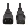 Tripp PDU maitinimo laidas C13 į C14 10A 250V H05VV-F 2m (6.6ft) juodas