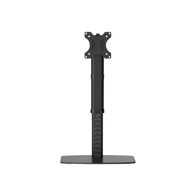 Tripp Single-Display Monitor Stand - aukščio reguliavimas, 17–27 colių monitoriams - tvirtinimo rinkinys - monitoriui - plienas - juoda - ekrano dydis: 43,2–68,6 cm (17–27 inch)