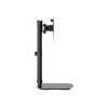 Tripp Single-Display Monitor Stand - aukščio reguliavimas, 17–27 colių monitoriams - tvirtinimo rinkinys - monitoriui - plienas - juoda - ekrano dydis: 43,2–68,6 cm (17–27 inch)