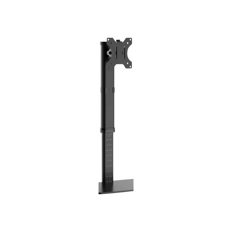 Tripp Single-Display Monitor Stand - aukščio reguliavimas, 17–27 colių monitoriams - tvirtinimo rinkinys - monitoriui - plienas - juoda - ekrano dydis: 43,2–68,6 cm (17–27 inch)