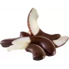 Tropicks džiovinti kokosai su juoduoju šokoladu 100g - tropinių vaisių užkandis