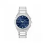 Trussardi Men's T-Light Quartz Watch R2453156004 44mm Blue Dial Silver Milanese Mesh Strap