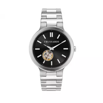 Trussardi vyriškas laikrodis R2423164001 T-Light 41mm nerūdijantis plienas mėlynas ciferblatas kvarcinis