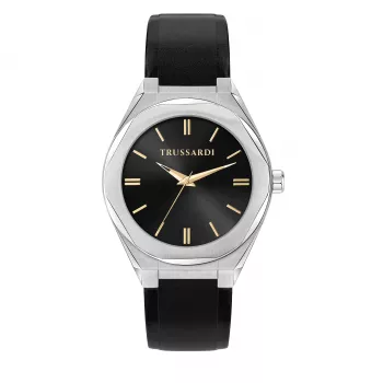 Trussardi vyriškas laikrodis R2451156001 42mm nerūdijantis plienas mėlynas ciferblatas Milanezė apyrankė