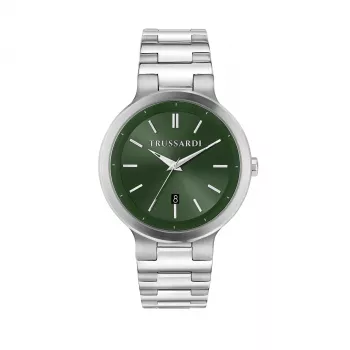 TRUSSARDI Vyriškas laikrodis R2453164002 41mm Nerūdijantis plienas Mėlynas ciferblatas