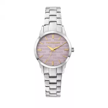 Trussardi T-Light Women's Quartz Watch R2453141508 32mm Rose Gold PVD Stainless Steel Mesh