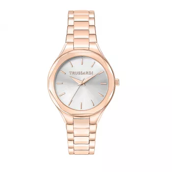 Trussardi T-Light moteriškas kvarcinis laikrodis R2453157503 32mm sidabrinis nerūdijantis plienas