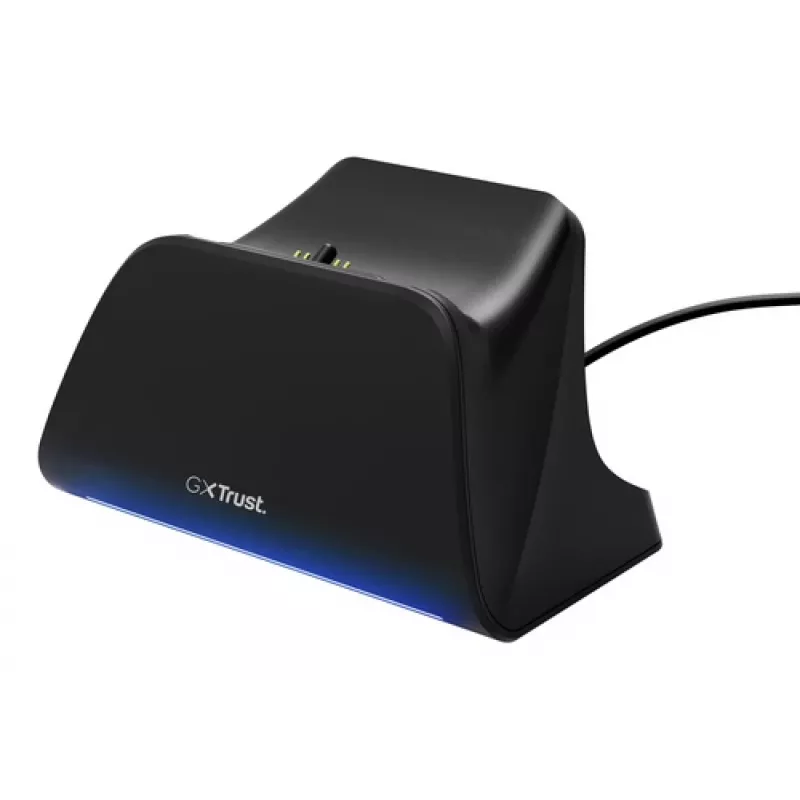 Trust GXT255W Įkrovimo stotelė, skirta PS5 DualSense valdikliui - Juoda