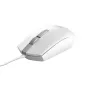 Trust TM-101W optinė pelė - universali, 3 mygtukai, USB laidinė, balta 25320