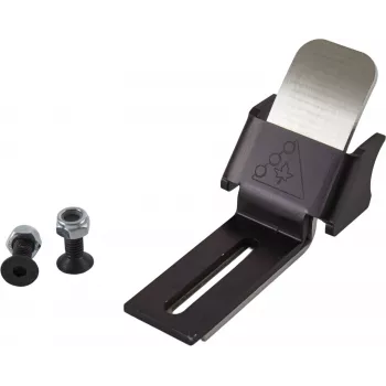 Trynyty Bender Fender Pro Scooter Brake - Juoda, Aukšto stiprumo plienas, 2 varžtų tvirtinimas