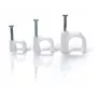TRYTYT FLOP-O6 apvalus kabelio laikiklis su vinimi, baltas, 6 mm, 100 vnt.