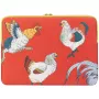 TUCANO SCHIZZO dėklas MacBook Air 15 colių / nešiojamiesiems kompiuteriams 13-14 colių, Fauna Galline oranžinis