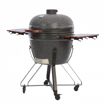TunaBone Kamado Classic 26 Inch Grill Size XL Dark Grey