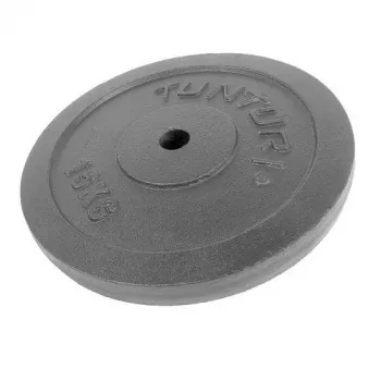 Tunturi 15kg ketaus svorio plokštė, juoda
