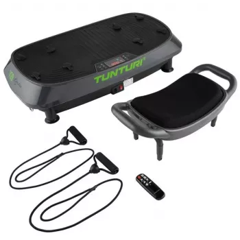 Tunturi Cardio Fit V20 vibroplokštė - 200W, 20 greičių, LCD ekranas, nuotolinio valdymo pultas