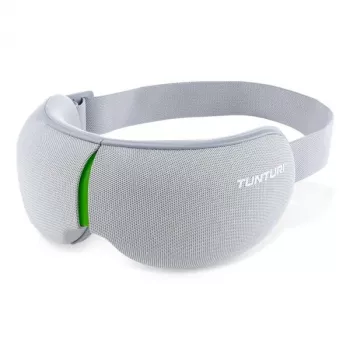 TUNTURI EM50 akių masažuoklis su oro slėgiu, vibracija, šilumos terapija, Bluetooth, 5 režimais, juodos spalvos