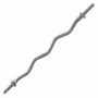 Tunturi EZ Curl Bar 120 cm Chrome-Plated Steel with Knurled Grip