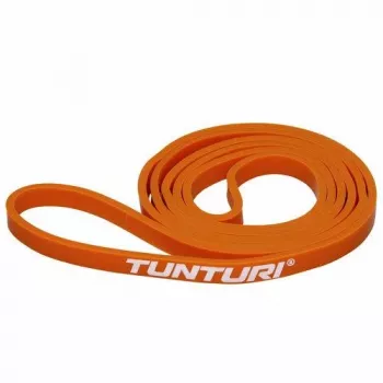 Tunturi Power Band Extra Light pasipriešinimo kilpa 104 cm oranžinė