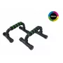 Tunturi Push Up Bar - juoda, 2 vnt. rinkinys, plieninis rėmas su ergonomiškomis PVC putplasčio rankenomis