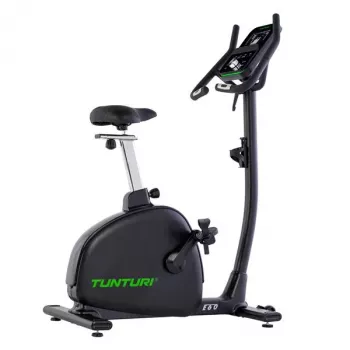 Tunturi Signature E60 Upright Exercise Bike su elektromagnetiniu pasipriešinimu, 32 lygiai, 14 kg smagratis, Bluetooth ryšys, 5.5 colio LCD ekranas, 150 kg vartotojo svoris