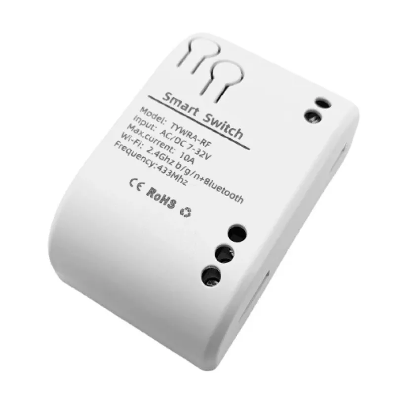 TUYA Smart 1-Channel Switch, Wi-Fi, RF, 10A, DC 7-32V