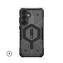 UAG Pathfinder Clear Magnet Protective Case for Samsung Galaxy S25+ 5G su integruotu magnetiniu moduliu (Ash)