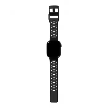 UAG Scout silikoninis laikrodžio dirželis, skirtas Apple Watch 49mm/45mm/44mm/42mm - juodas