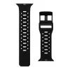 UAG Scout silikoninis laikrodžio dirželis, skirtas Apple Watch 49mm/45mm/44mm/42mm - juodas