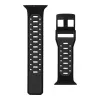 UAG Scout silikoninis laikrodžio dirželis, skirtas Apple Watch 49mm/45mm/44mm/42mm - juodas