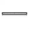Ubiquiti Blank Keystone Patch Panel 24 Port, skirta UniFi stelažinei įrangai, 1U