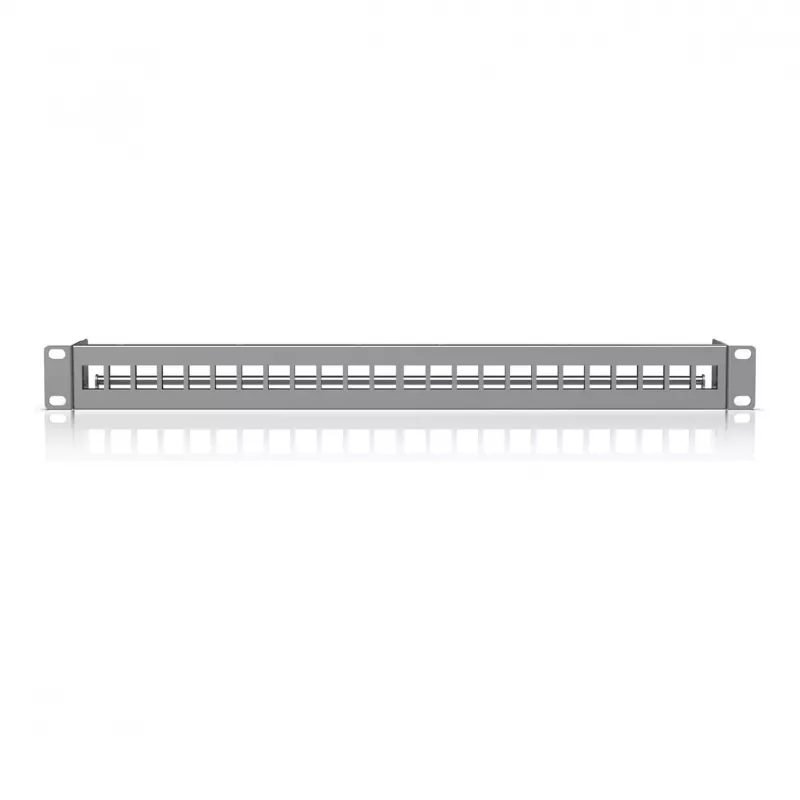 Ubiquiti Blank Keystone Patch Panel 24 Port, skirta UniFi stelažinei įrangai, 1U