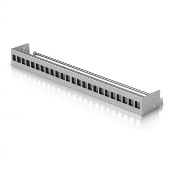 Ubiquiti Blank Keystone Patch Panel 24 Port, skirta UniFi stelažinei įrangai, 1U