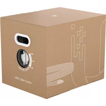Ubiquiti UISP Cable Carrier - kabelis ritėje - 305 m - Cat5e F/UTP lauko juodas