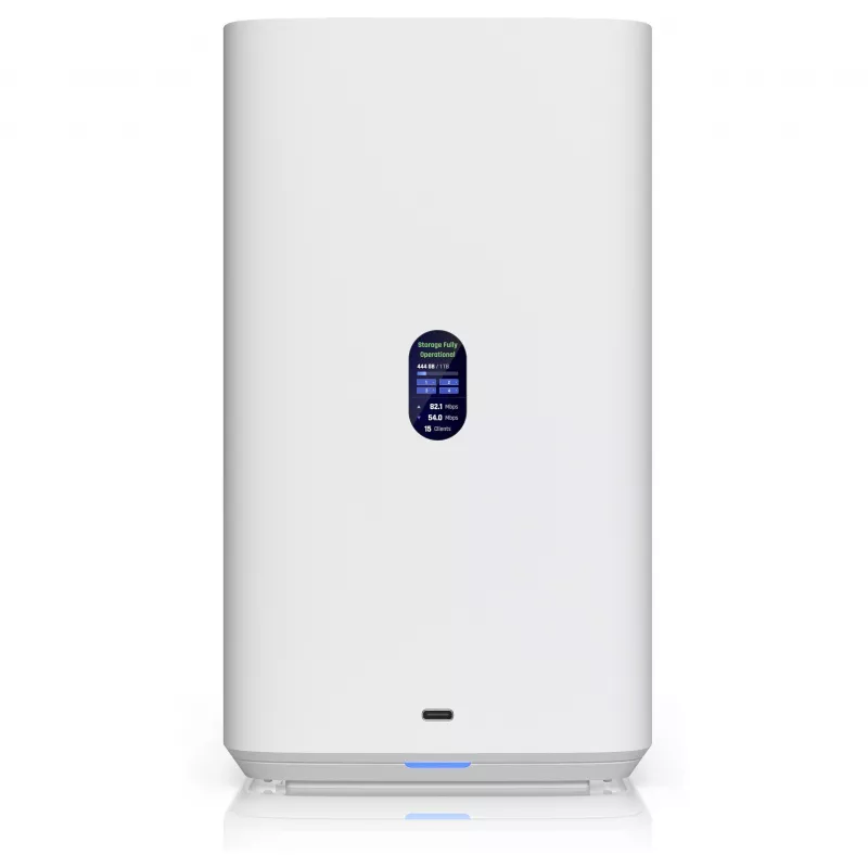 Ubiquiti UNAS-4-W 4-Bay NAS Server, White, 4GB RAM, 2.5GbE, 10GbE