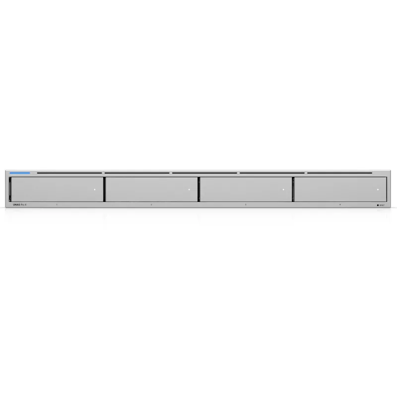 Ubiquiti UNAS-Pro-4 1U montuojamas 4 skyrių NAS su 10GbE SFP+