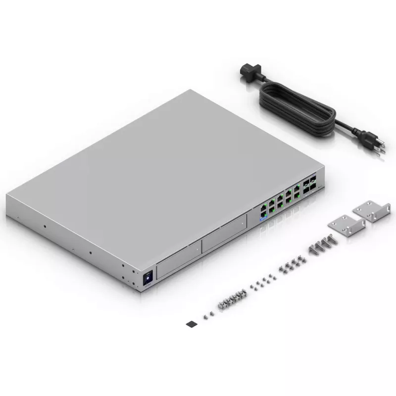 Ubiquiti UniFi Dream Machine Beast – 25 Gbps IPS/IDS, 7500+ klientų, 1U stelažinis debesų šliuzas