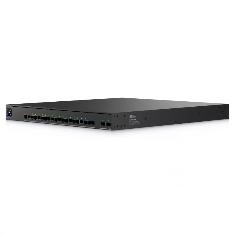 Ubiquiti UniFi EAV-Fiber 22 prievadų pilnai valdomas 3 lygmens 10G/100G agregacijos komutatorius