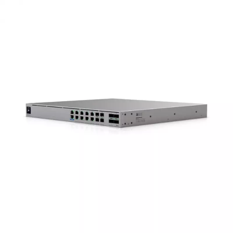 Ubiquiti UniFi Enterprise Firewall Core EF-Core - 4x 100G QSFP28, 4x 25G SFP28, 8x 10G RJ45, 2x 1G RJ45, 1U stelažo montavimui