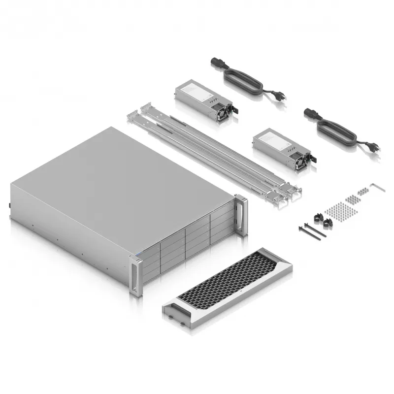 Ubiquiti UniFi Enterprise NVR Core ENVR-Core – 1U stelažinis NVR su 2x 10GbE, 32GB RAM, 2 lizdais