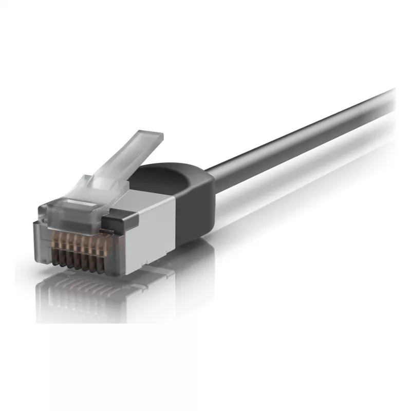 Ubiquiti UniFi lauko Cat6A jungiamasis kabelis 12m juodas UACC-Cable-Patch-Outdoor-C6A-12M-BK
