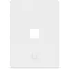 Ubiquiti Universal Keystone Wall Plate – švarus pritaikomas apdaila, 1 prievadas (balta)