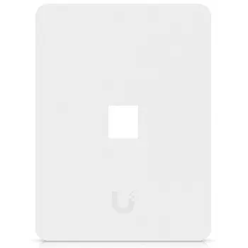 Ubiquiti Universal Keystone Wall Plate – švarus pritaikomas apdaila, 1 prievadas (balta)