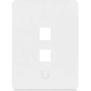 Ubiquiti Universal Keystone sieninė plokštė švari, pritaikoma apdaila, 2 prievadų vertikali (UACC-WP-KEYSTONE-V-2P)