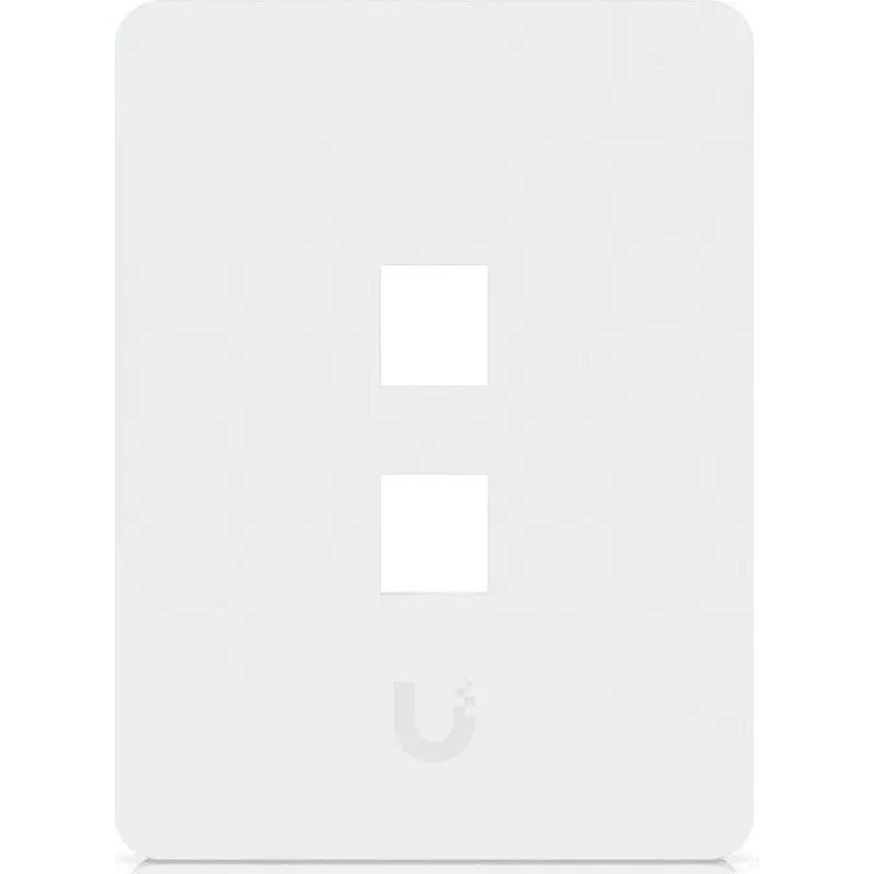 Ubiquiti Universal Keystone sieninė plokštė švari, pritaikoma apdaila, 2 prievadų vertikali (UACC-WP-KEYSTONE-V-2P)