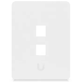 Ubiquiti Universal Keystone sieninė plokštė švari, pritaikoma apdaila, 2 prievadų vertikali (UACC-WP-KEYSTONE-V-2P)