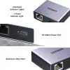 UGREEN 1 į 2 Gigabit Ethernet skirstytuvas, 1000Mbps LAN tinklo adapteris, RJ45 vyriškas į 2 moteriškus, pasyvus, juodas