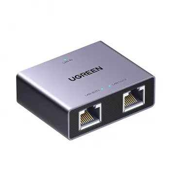 UGREEN NW301 1-to-2 Gigabit Ethernet skirstytuvas, 1000 Mbps, RJ45