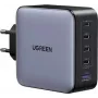 UGREEN 100W GaN technologijos 5-in-1 greitasis sieninis įkroviklis, 4x USB-C ir 1x USB-A, juodas (35536)