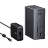 UGREEN 14-in-1 USB-C Dockinė stotis su dvigubu DisplayPort, HDMI, 100W PD, Gigabit Ethernet, SD/TF kortelių skaitytuvais ir 3,5 mm garso išvestimi